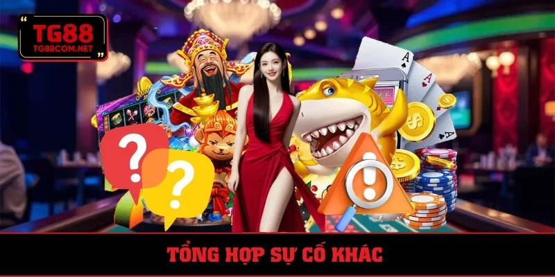 Sự cố bất thường khác khi mở tài khoản